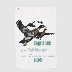 Sopranos Duck Golf Towel
