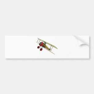 Sopwith Camel and Pilot Bumper Sticker