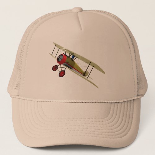 Sopwith Camel and Pilot Trucker Hat
