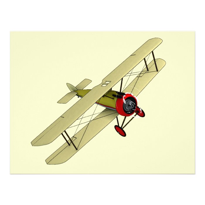 Sopwith Camel Biplane Letterhead 