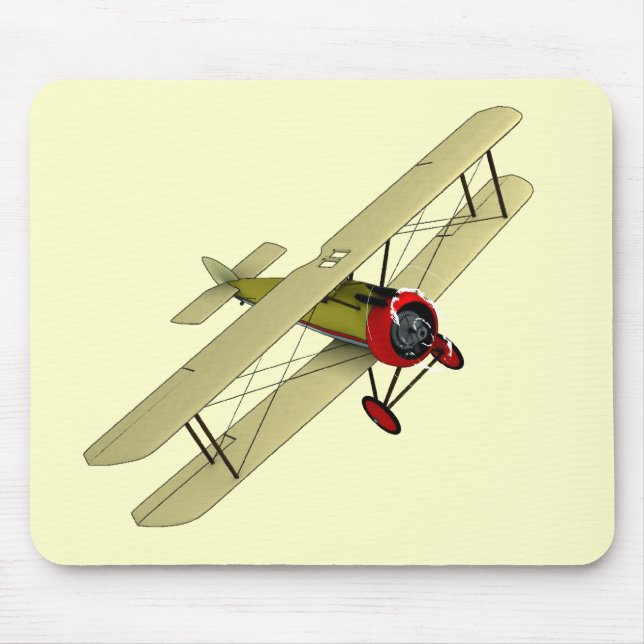 Sopwith Camel Biplane Mouse Pad (Front)