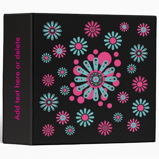 Sorbet floral 04 binder (Front/Spine)