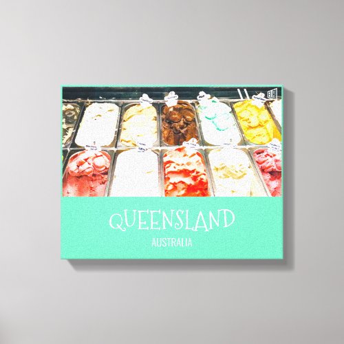 Sorbet ice_cream Queensland Australia travel print