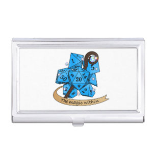 Sorcerer Dice Design Business Card Case