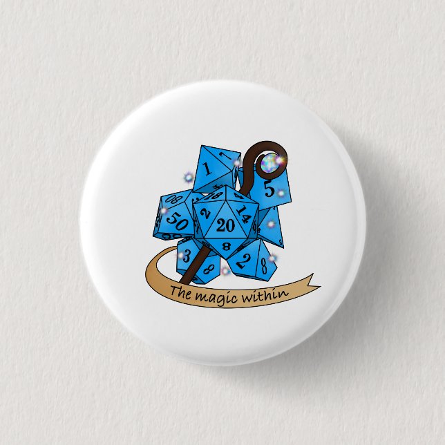 Sorcerer Dice Design Button (Front)
