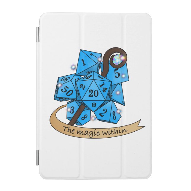 Sorcerer Dice Design iPad Mini Cover (Front)