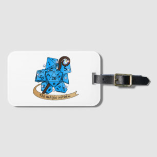 Sorcerer Dice Design Luggage Tag