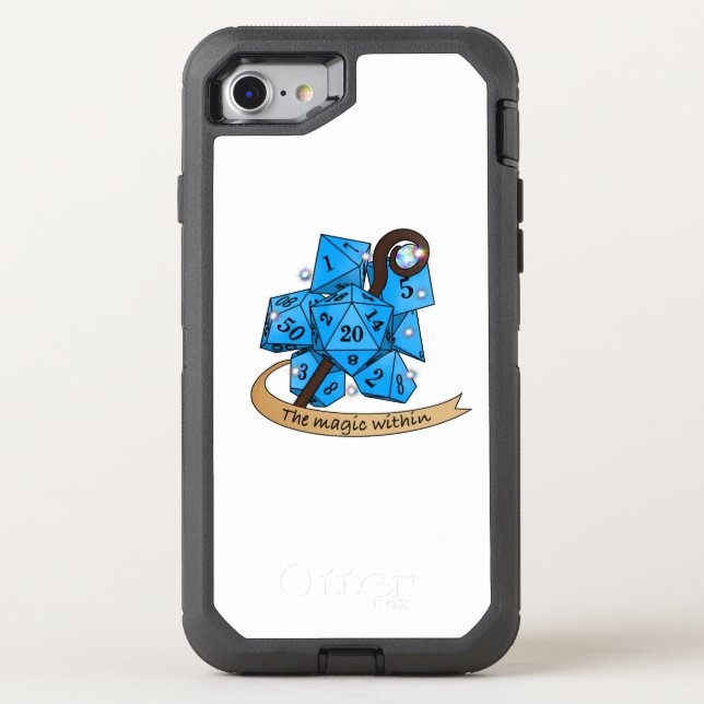 Sorcerer Dice Design Otterbox iPhone Case (Back)