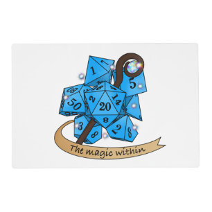 Sorcerer Dice Design Placemat