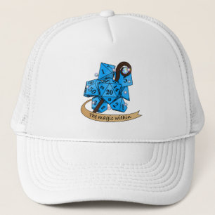 Sorcerer Dice Design Trucker Hat