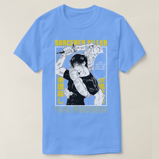 Sorcerer Killer Toji  Fanart T-Shirt (Design Front)