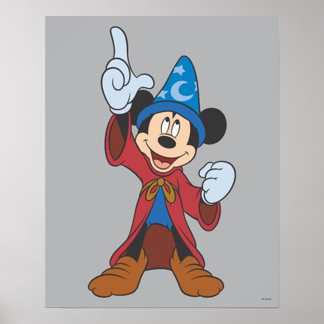 Sorcerer Mickey Mouse Poster (Front)