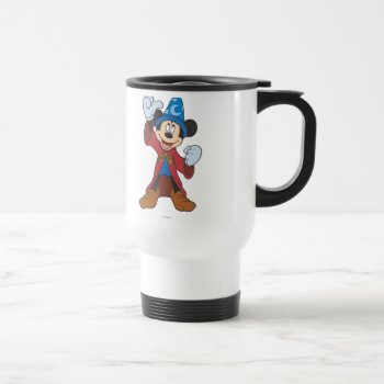 Sorcerer Mickey Mouse Travel Mug by MickeyAndFriends at Zazzle