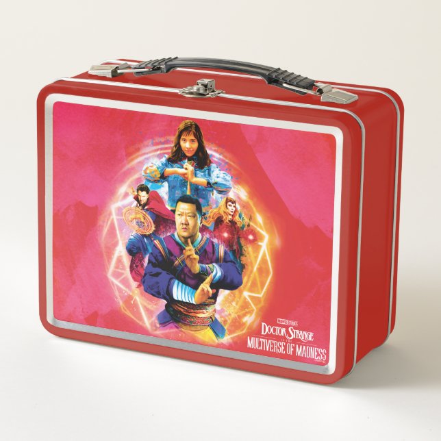 Sorcerer Supreme & Allies Mystic Graphic Metal Lunch Box (Front)