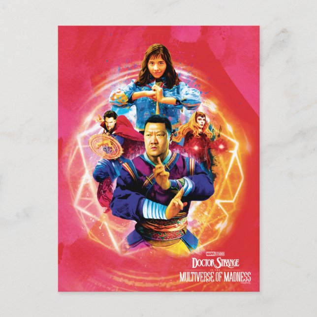 Sorcerer Supreme & Allies Mystic Graphic Postcard (Front)