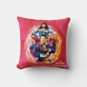 Sorcerer Supreme & Allies Mystic Graphic Throw Pillow
