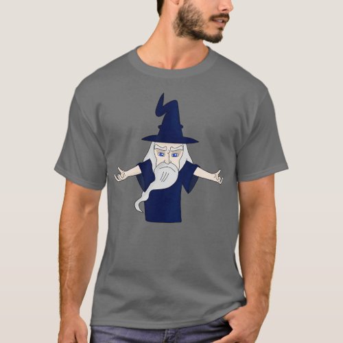 Sorcerer with the beard and white hair T_Shirt