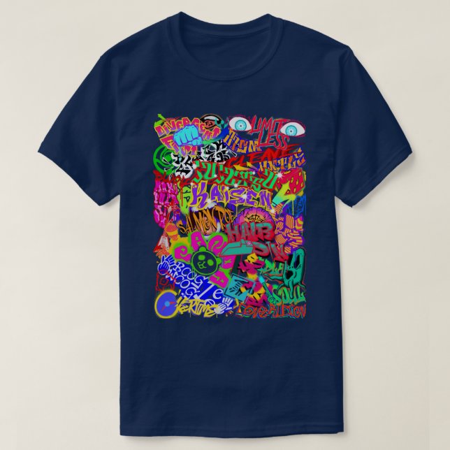 Sorcerers Graffiti T-Shirt (Design Front)