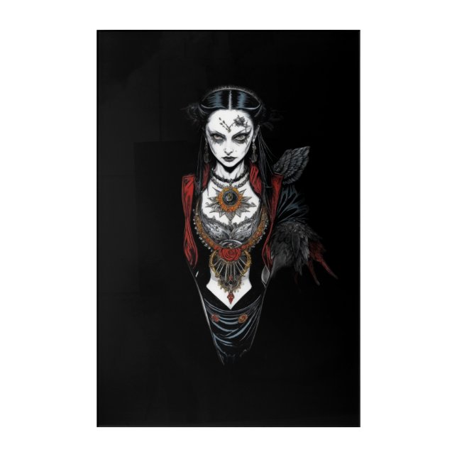 Sorceress Acrylic Print (Front)