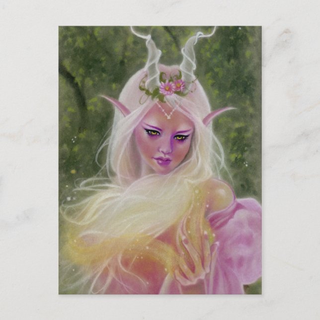 Sorceress of Light magic Postcard (Front)