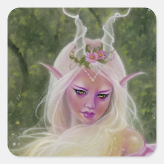 Sorceress of light magic sticker