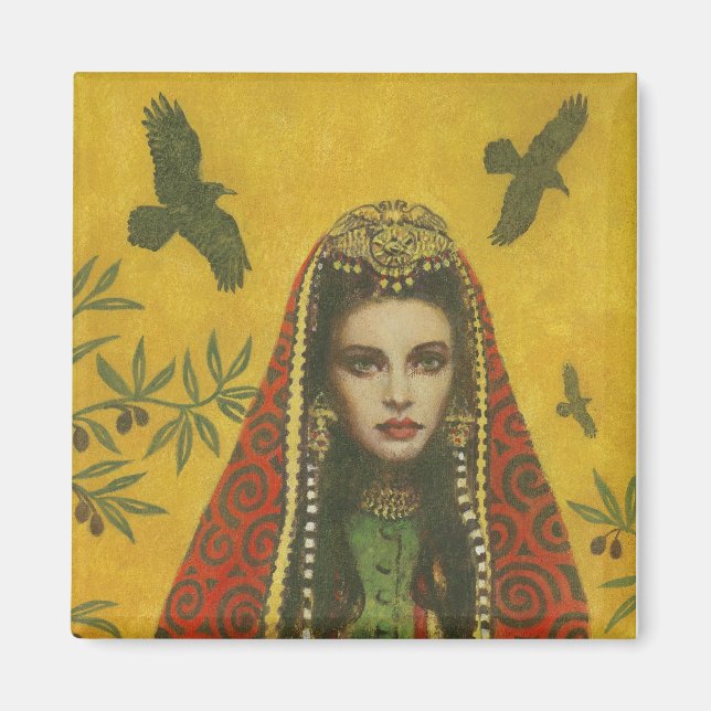 Sorceress Witch Magnet (Front)