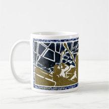 "Sore Afraid Gold II" Christmas Card Mug