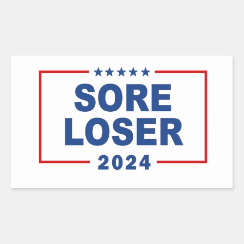 Sore Loser 2024 Rectangular Sticker