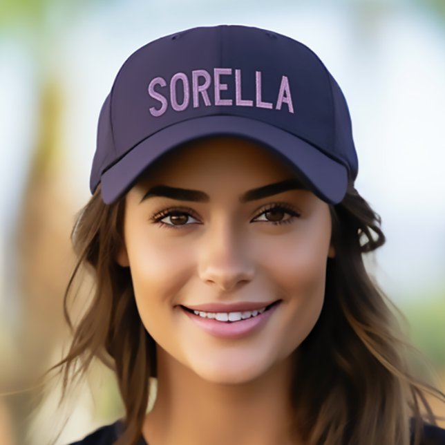 Sorella (Sister) Personalized Embroidered Hat (Sorella (Italian for "Sister")
Embroidered Baseball Cap)