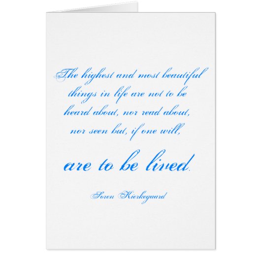 Soren Kierkegaard Cards (Front)