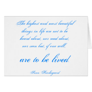 Soren Kierkegaard Cards