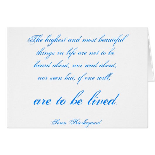 Soren Kierkegaard Cards (Front Horizontal)