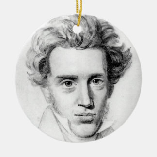 "SOREN KIERKEGAARD" CERAMIC ORNAMENT