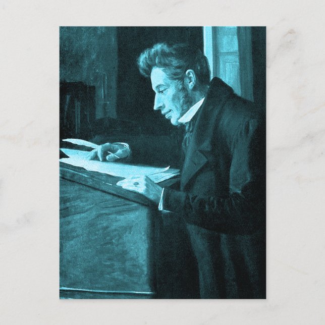 ‘SOREN KIERKEGAARD’ POSTCARD (Front)