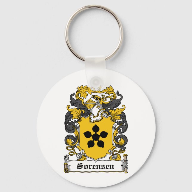 Sorensen Family Crest Keychain (Front)