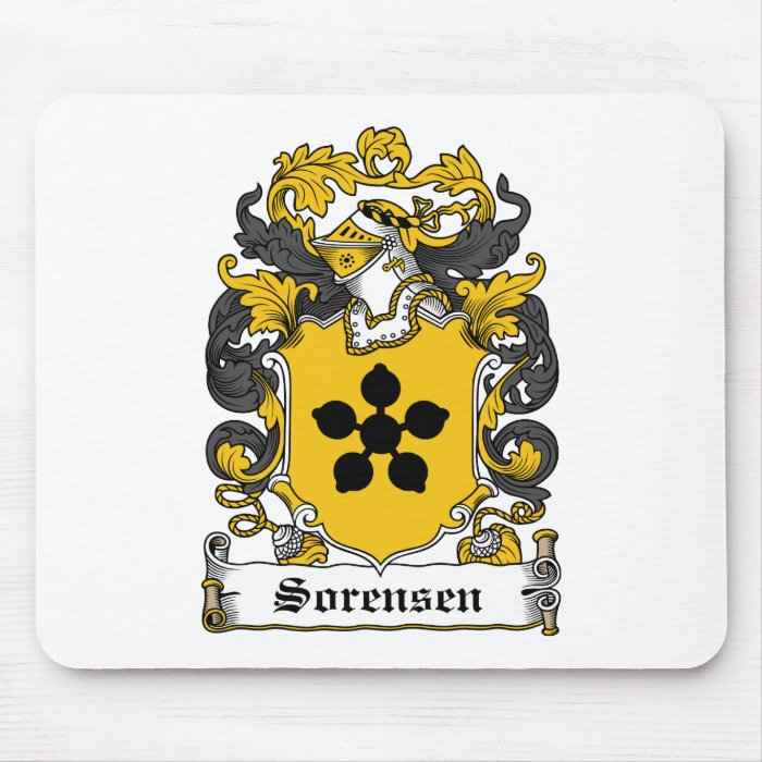 Sorensen Family Crest Mouse Mats