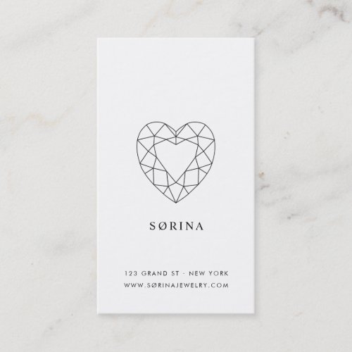 Srina Jewelry Logo Amazonite Business Card