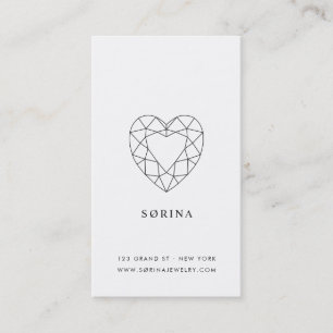 Sørina Jewelry Logo Moonstone Business Card
