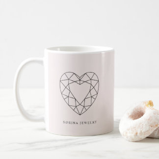 Sørina Jewelry Logo Rose Quartz Coffee Mug