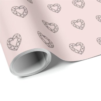 Sørina Jewelry Logo Rose Quartz Wrapping Paper by mistyqe at Zazzle