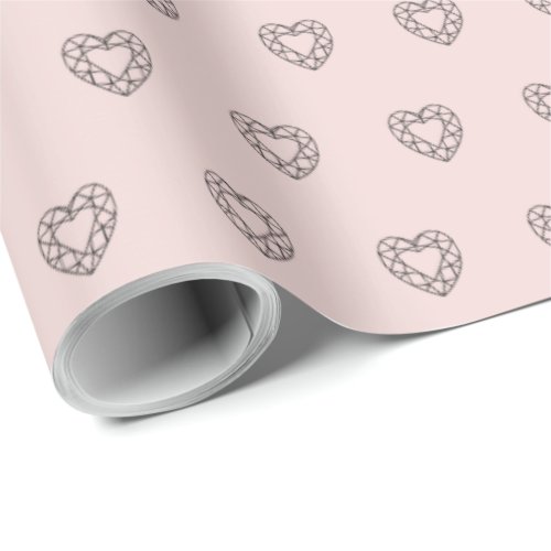 Srina Jewelry Logo Rose Quartz Wrapping Paper