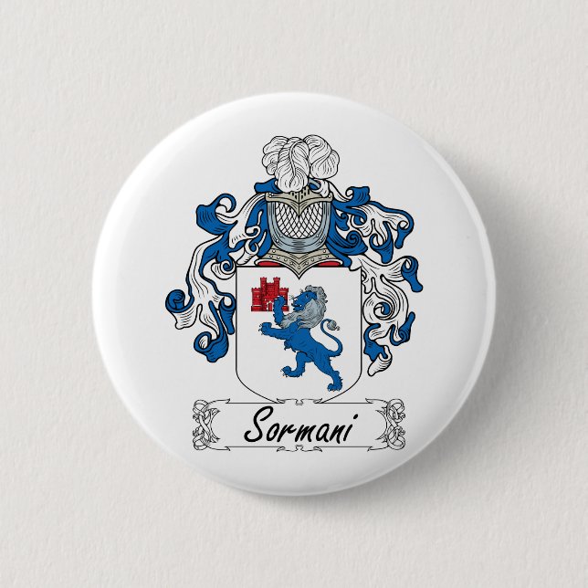 Sormani Family Crest Button (Front)