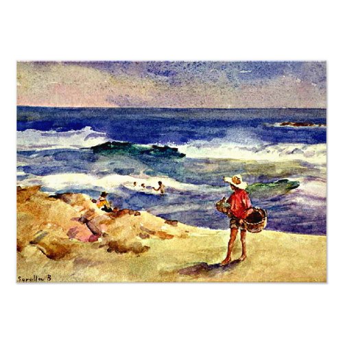 Sorolla _ Boy on the Sand fine art Photo Print