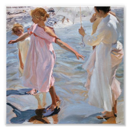 Sorolla Y Bastida _ Time For A Bathe Valencia Photo Print