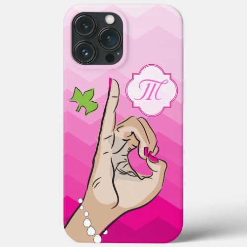 Sorority Life pink and green Case_Mate iPhone Case