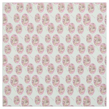 Sorority Life Pink And Green Fabric by dawnfx at Zazzle