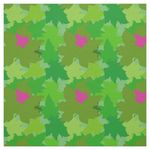 Sorority Life pink and green monochromatic Fabric