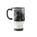 Sorraia Mustang & Eagles Horse-Lover's Travel Mug