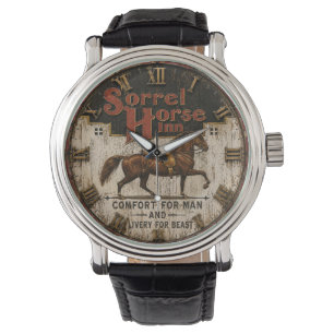 Sorrel Horse Inn Rustic Western Horse Watch