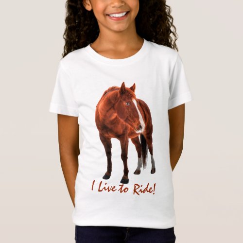 Sorrel Horse _ Riders Equine Designer Shirt